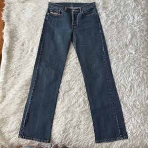 Diesel Men's Jeans Dark Blue Slim Straight Button Fly size 28x30